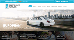 Desktop Screenshot of performanceautowerk.com